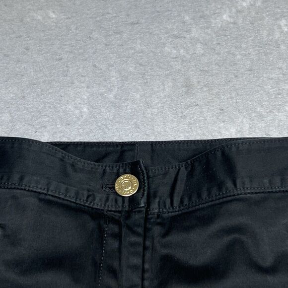 St John Collection Cropped Pants Womens Size 16 Black Capri Pockets Inseam 22” - Picture 3 of 12